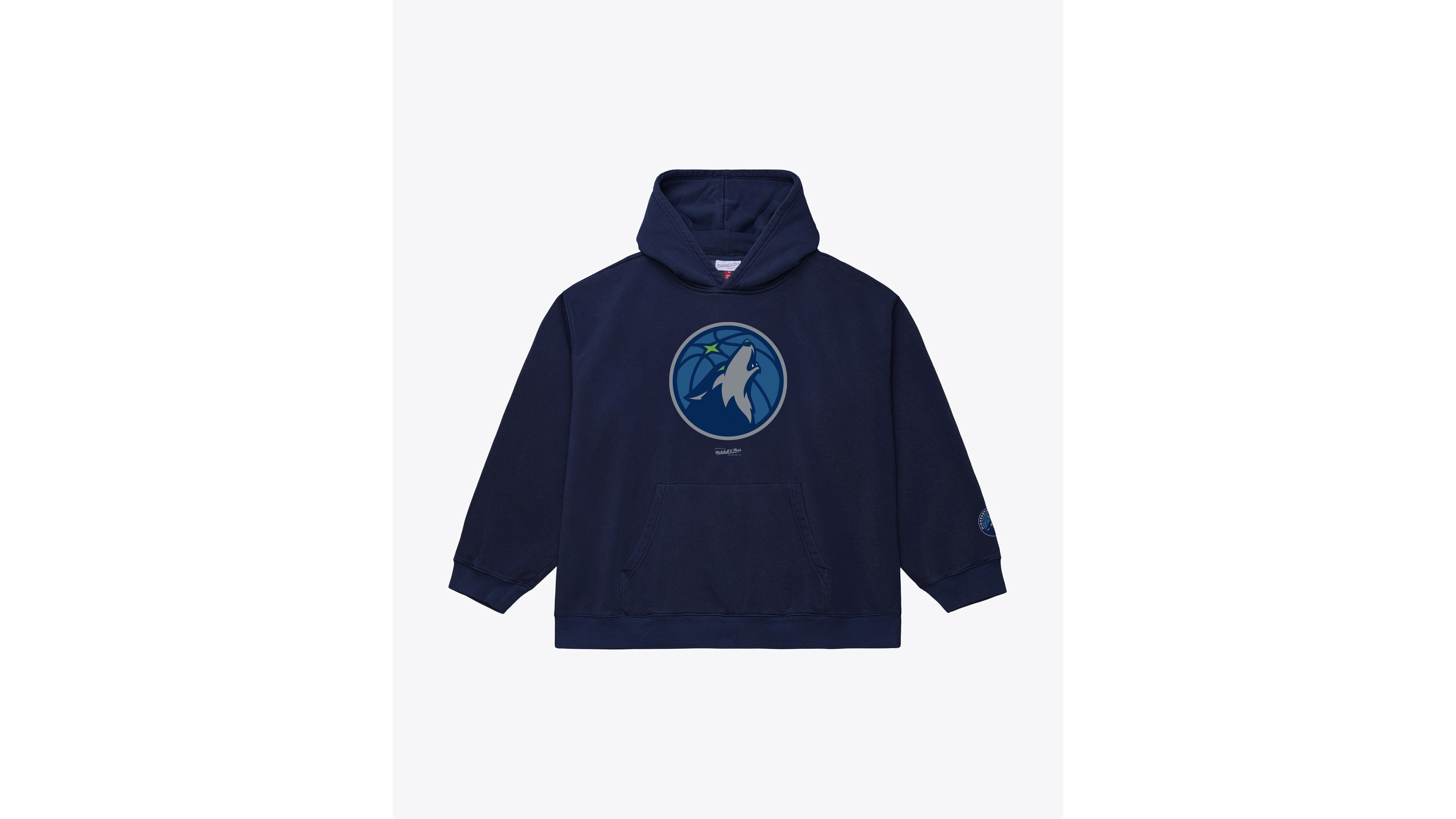 Mitchell & Ness Men's Navy Minnesota Timberwolves Basic Fleece Hoodie