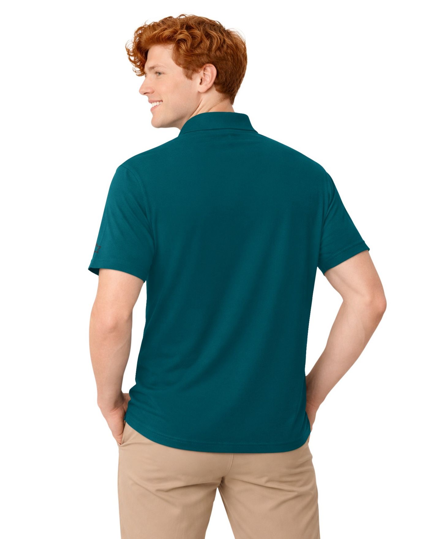 Мужские поло Starter Midnight Green/Black Philadelphia Eagles Logo Polo, 2-Pack Set — фото 5