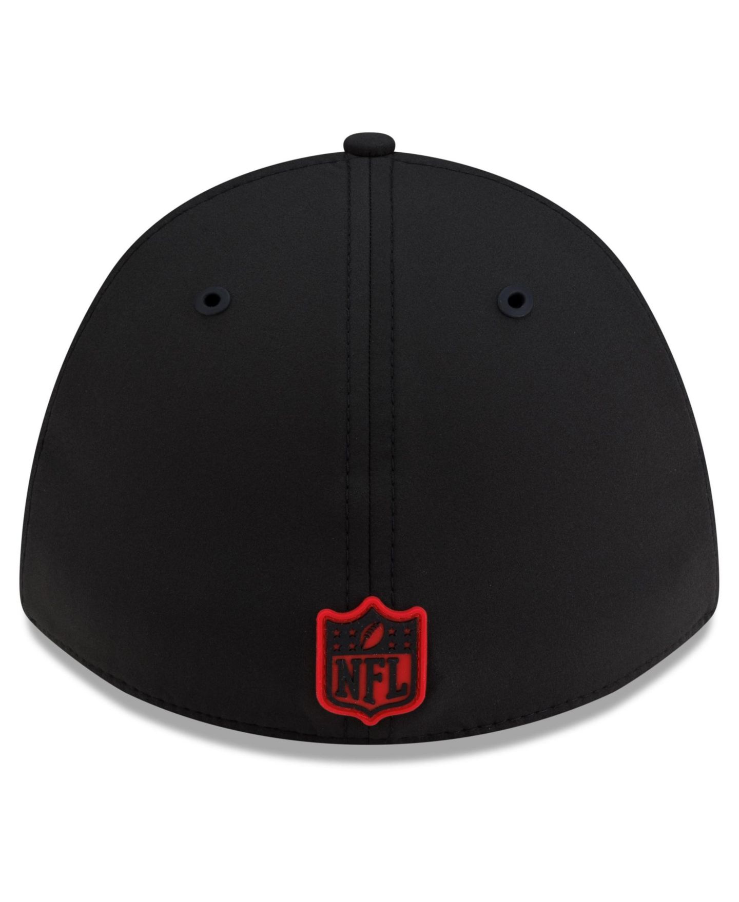 Мужская кепка New Era Black Atlanta Falcons 2026 Sideline 39THIRTY M-Crown Flex Hat — фото 4