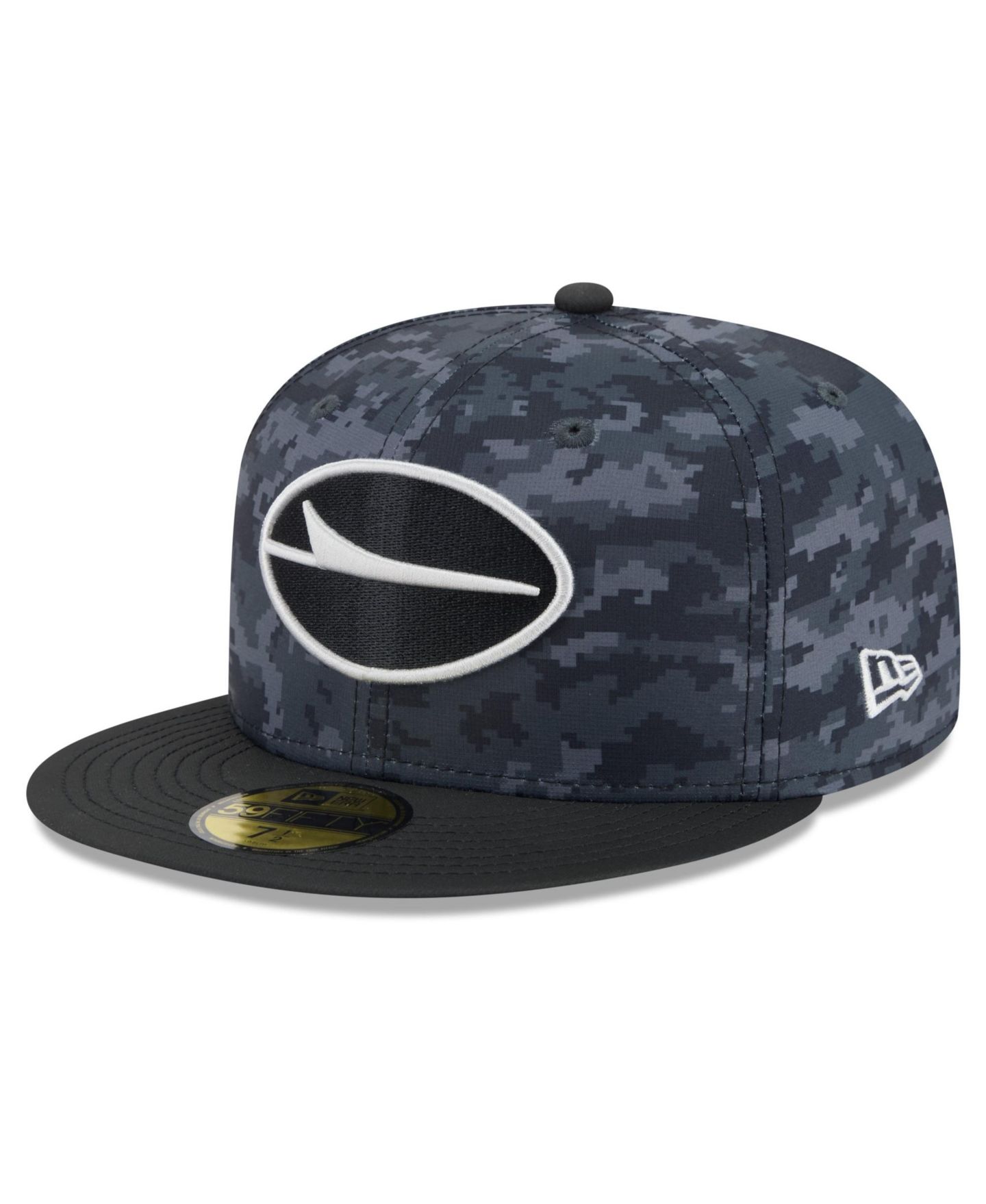 Мужская кепка New Era Black New York Jets 2026 Salute To Service 59FIFTY Fitted Hat — фото 3