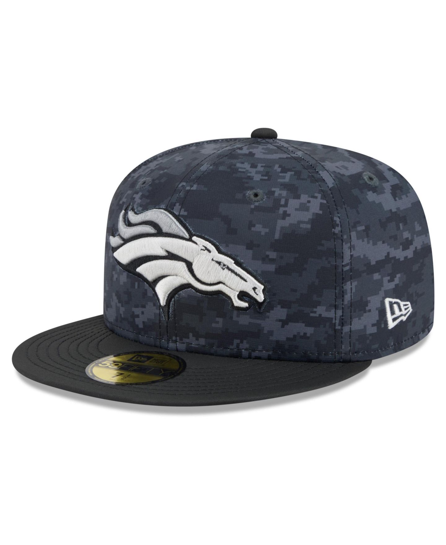 Мужская кепка New Era Black Denver Broncos 2026 Salute To Service 59FIFTY Fitted Hat — фото 3