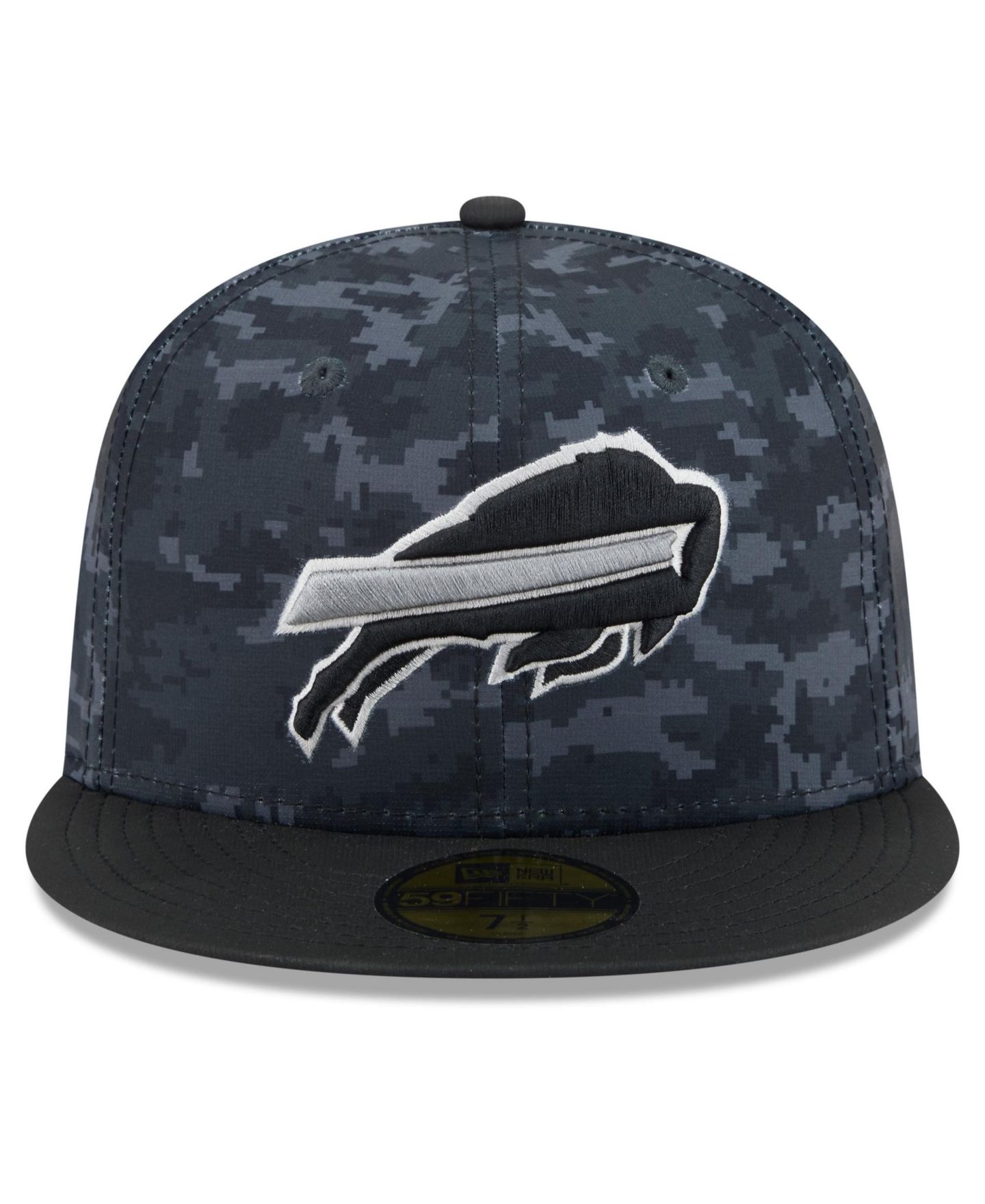 Мужская кепка New Era Black Buffalo Bills 2026 Salute To Service 59FIFTY Fitted Hat — фото 2