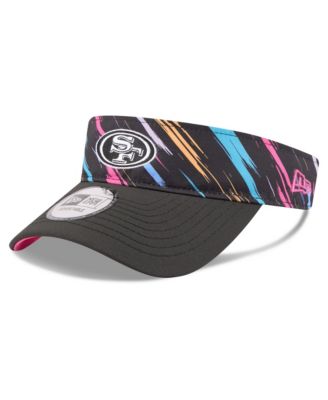 Men's Black San Francisco 49ers 2026 NFL Crucial Catch Adjustable Visor