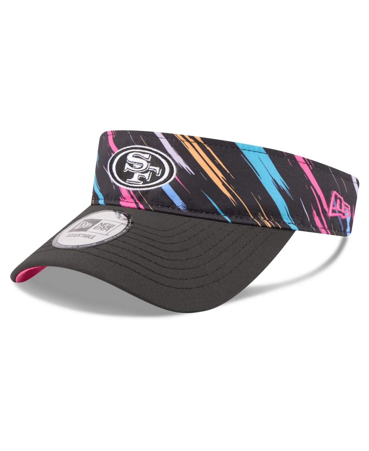 New Era Men's Black San Francisco 49ers 2026 Nfl Crucial Catch Adjustable Visor - Black