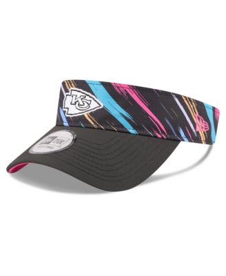 Men's Black Kansas City Chiefs 2026 NFL Crucial Catch Adjustable Visor