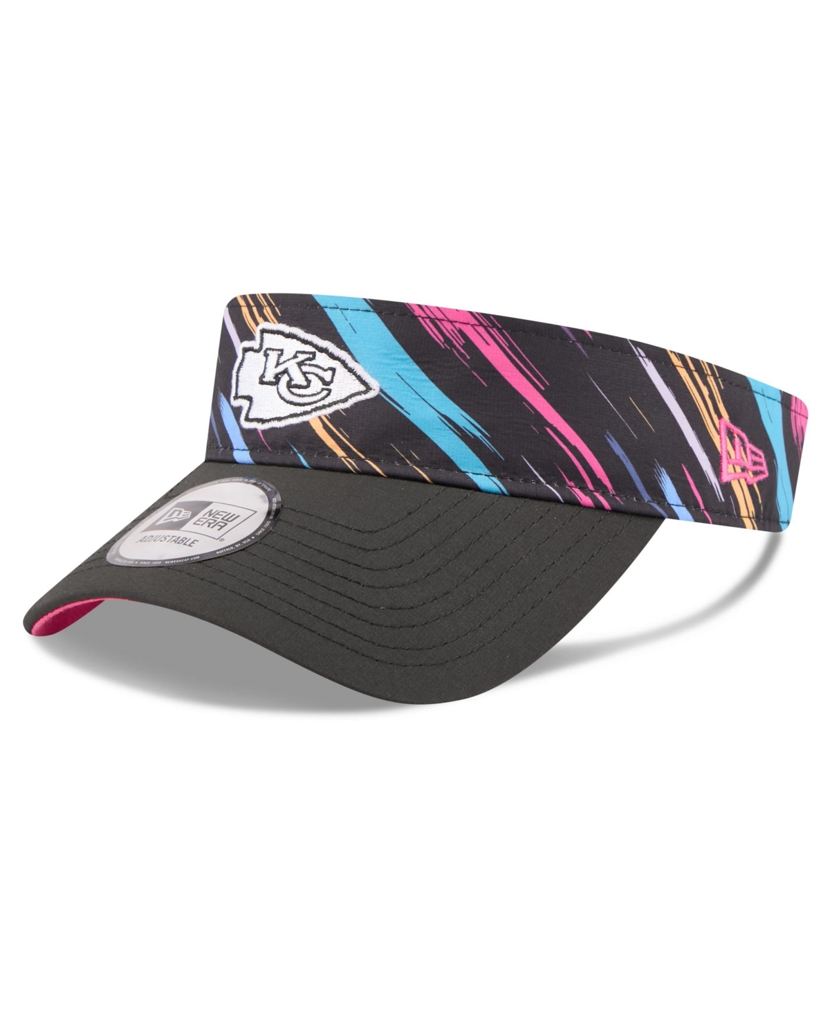 New Era Men's Black Kansas City Chiefs 2026 Nfl Crucial Catch Adjustable Visor