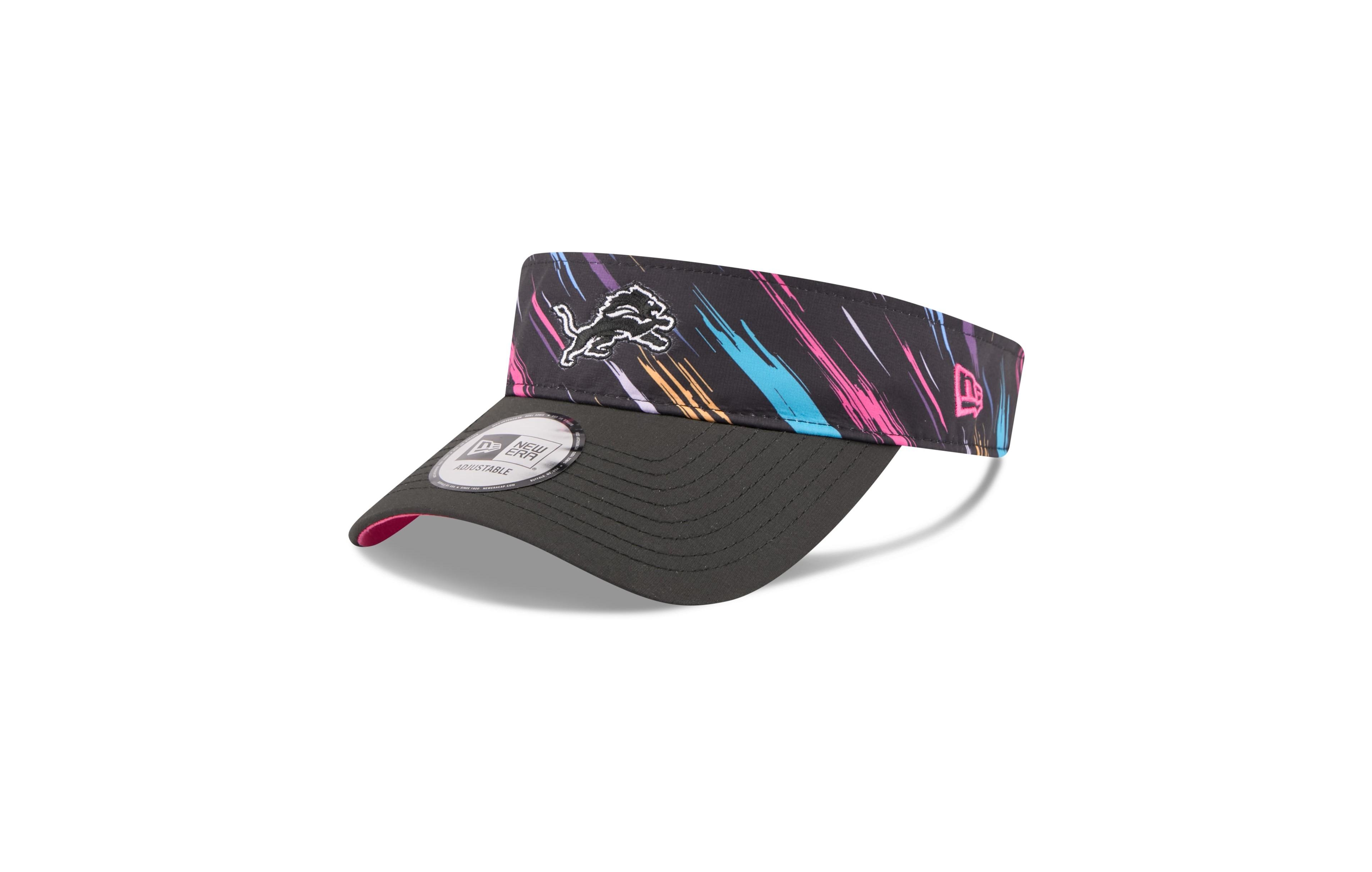 New Era Men's Black Detroit Lions 2026 Nfl Crucial Catch Adjustable Visor