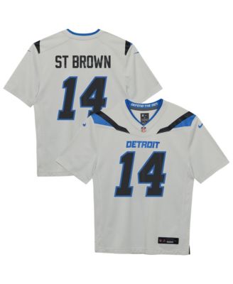 Toddler Amon-Ra St. Brown Silver Detroit Lions 2026 Rivalries Collection Game Jersey