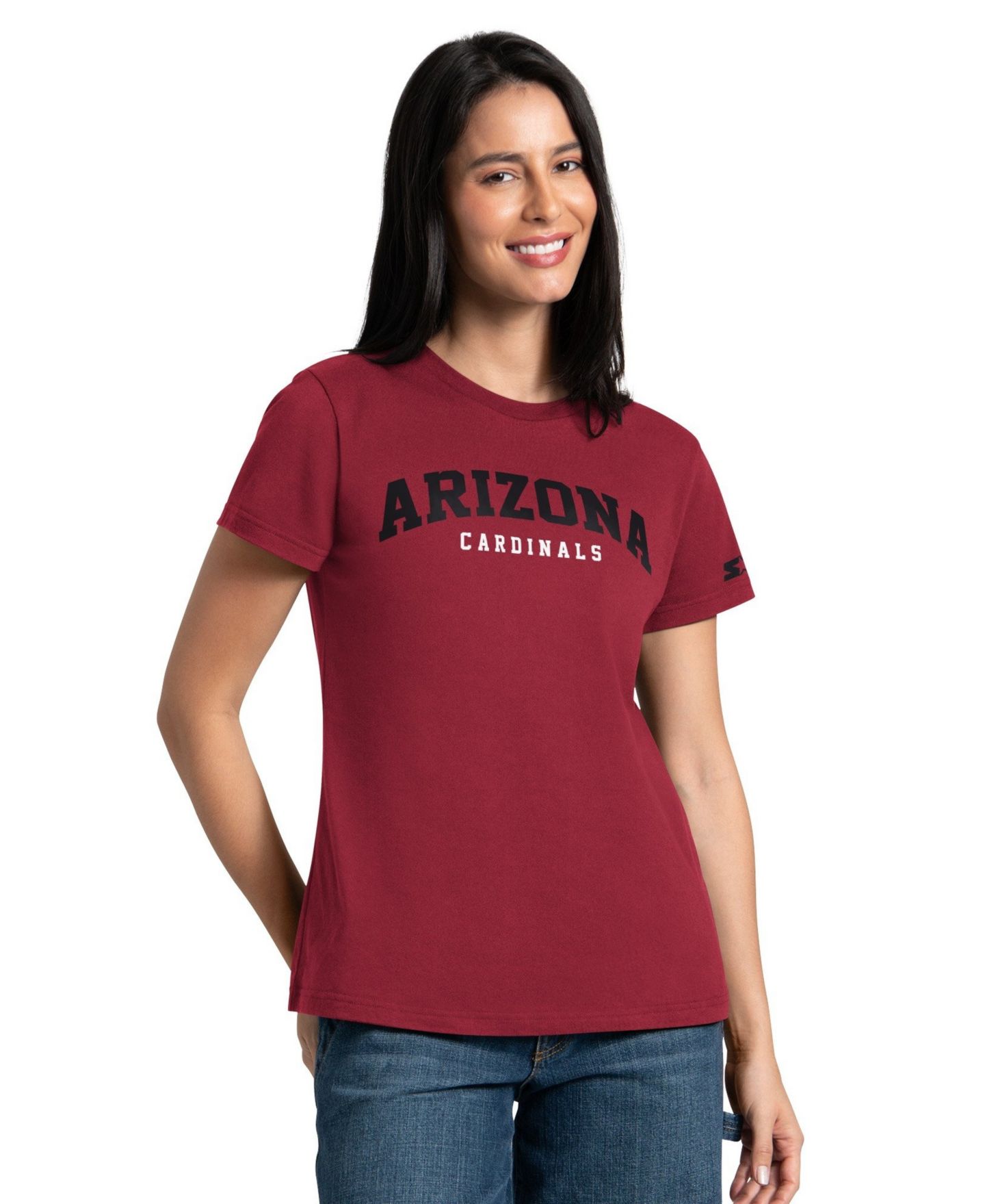 Женские футболки Starter Cardinal/Black Arizona Cardinals T-Shirt Combo Pack — фото 2