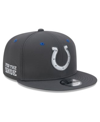 Men's Anthracite Indianapolis Colts 2026 Rivalries Collection 9FIFTY Snapback Hat