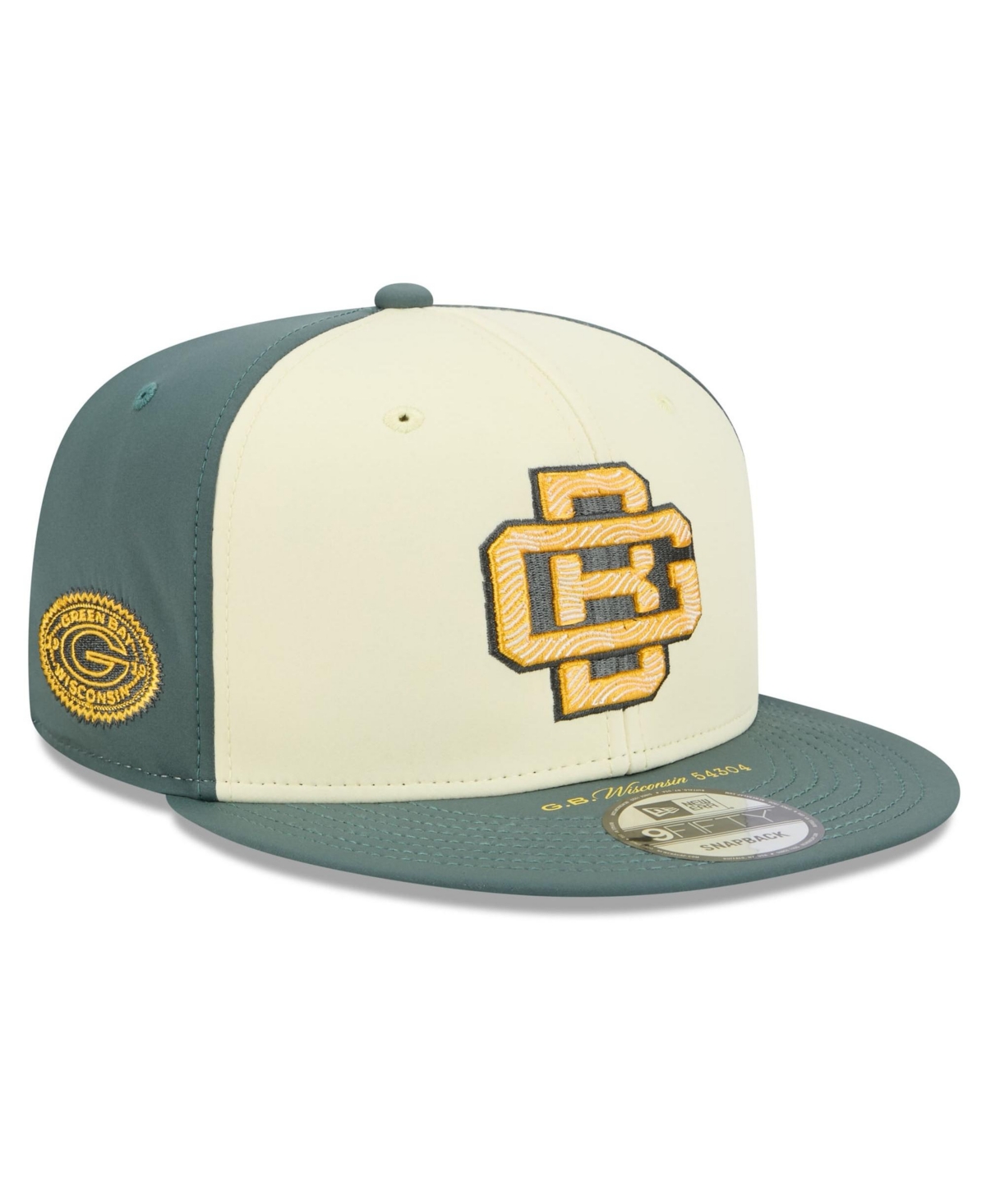 New Era Men's Cream Green Bay Packers 2026 Rivalries Collection 9FIFTY Snapback Hat - Cream, Green