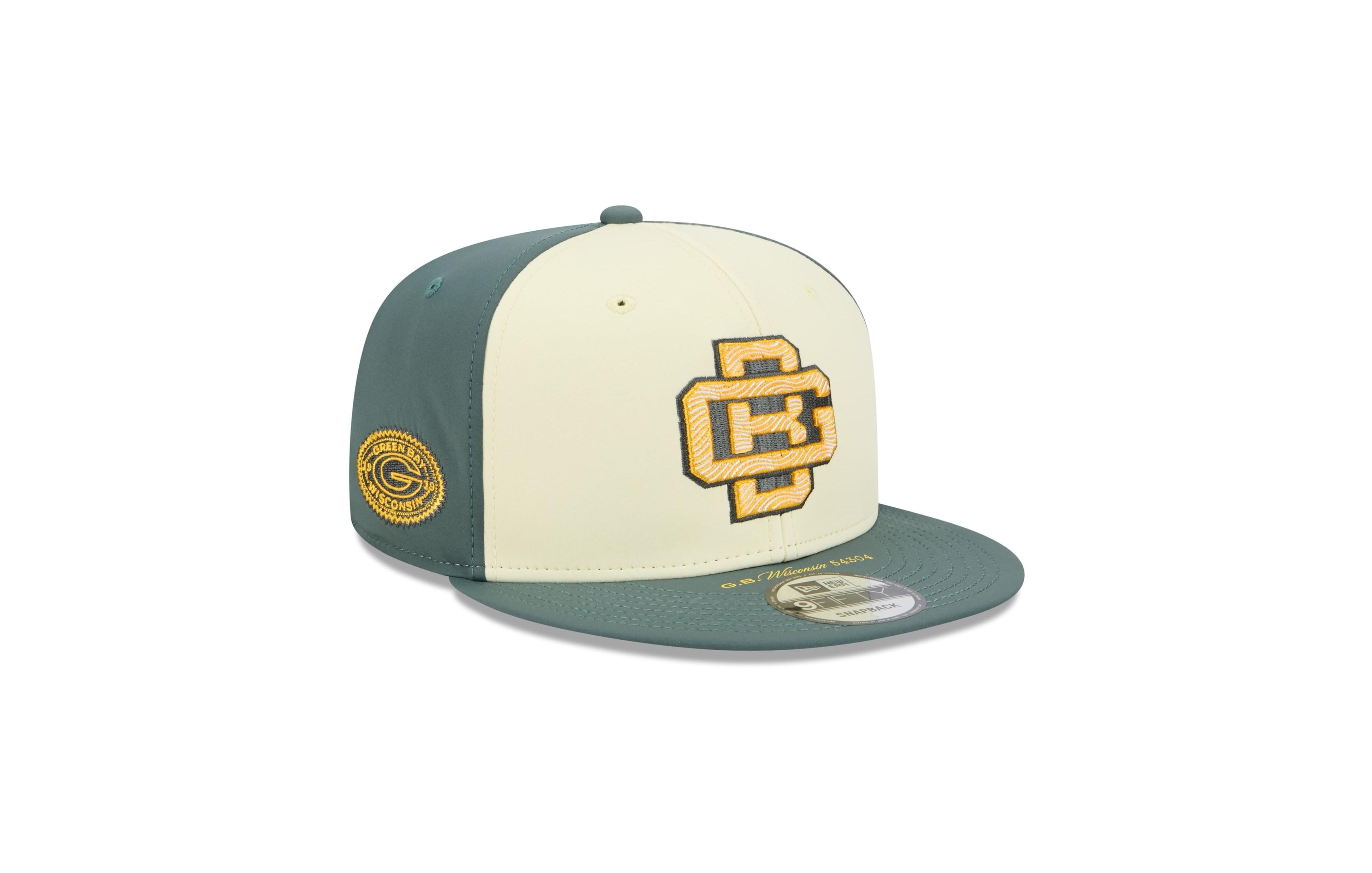 New Era Men's Cream Green Bay Packers 2026 Rivalries Collection 9FIFTY Snapback Hat