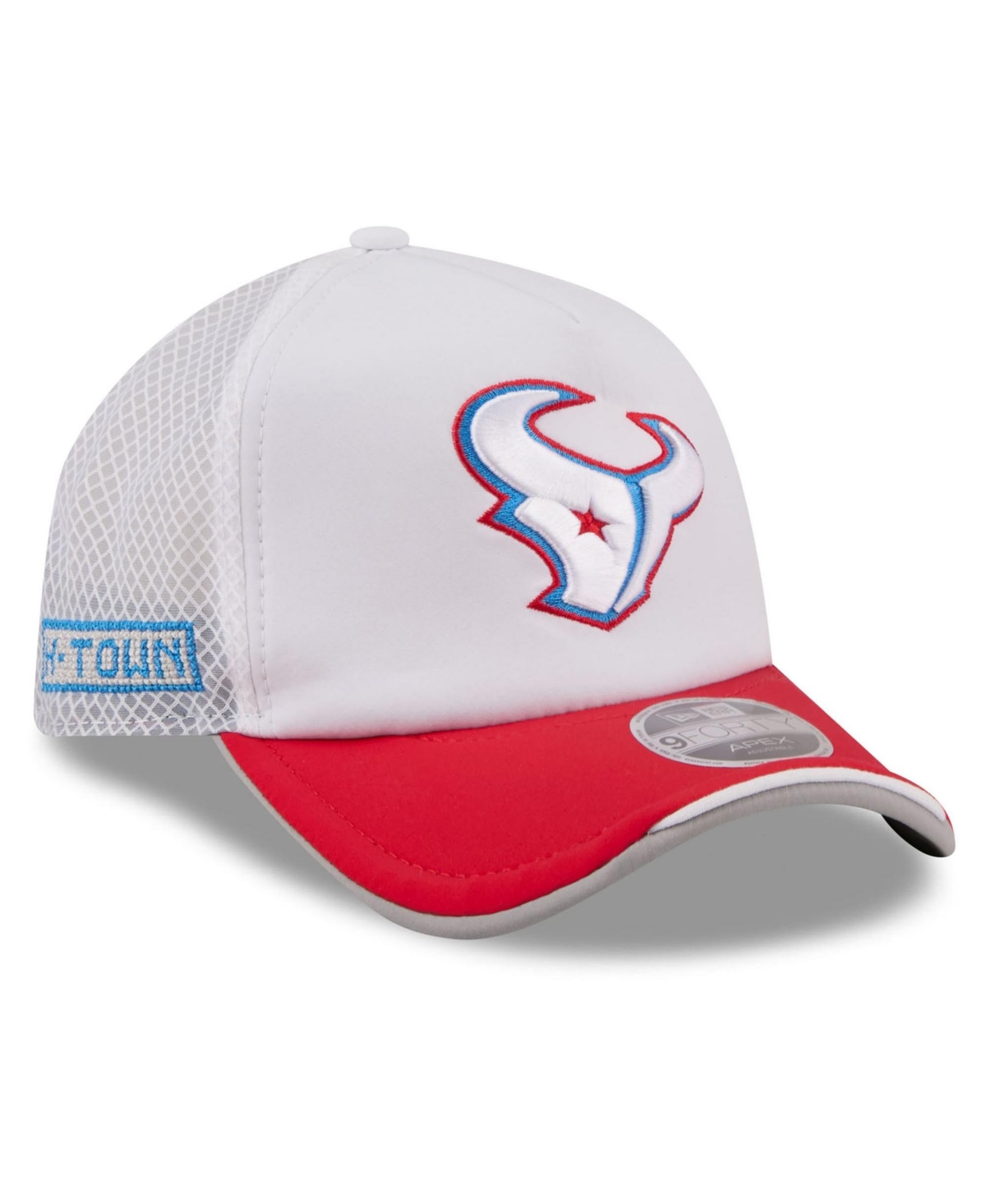 New Era Men's White Houston Texans 2026 Rivalries Collection 9FORTY Apex Adjustable Hat - White, Red