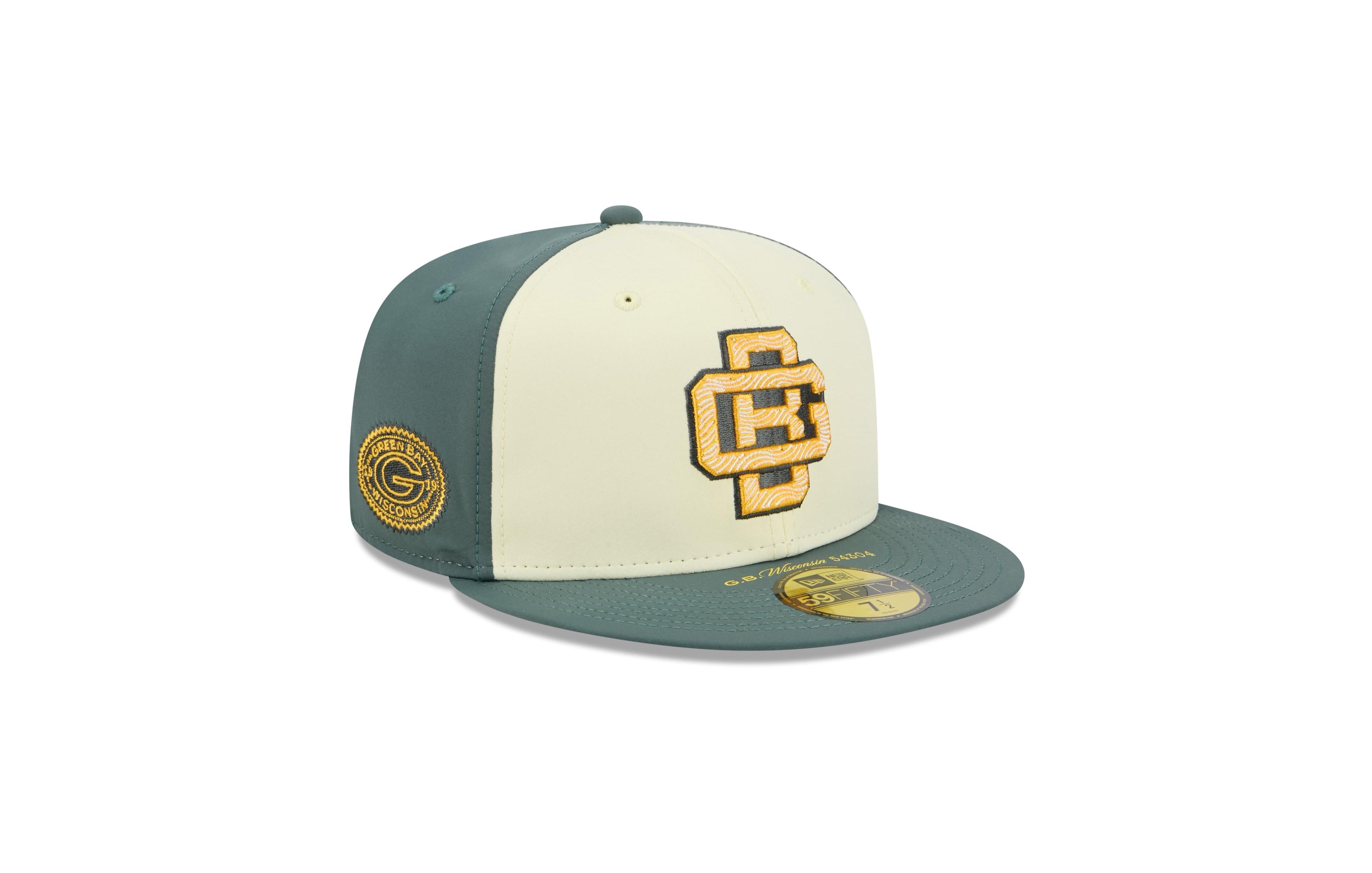 New Era Men's Cream Green Bay Packers 2026 Rivalries Collection 59FIFTY Fitted Hat
