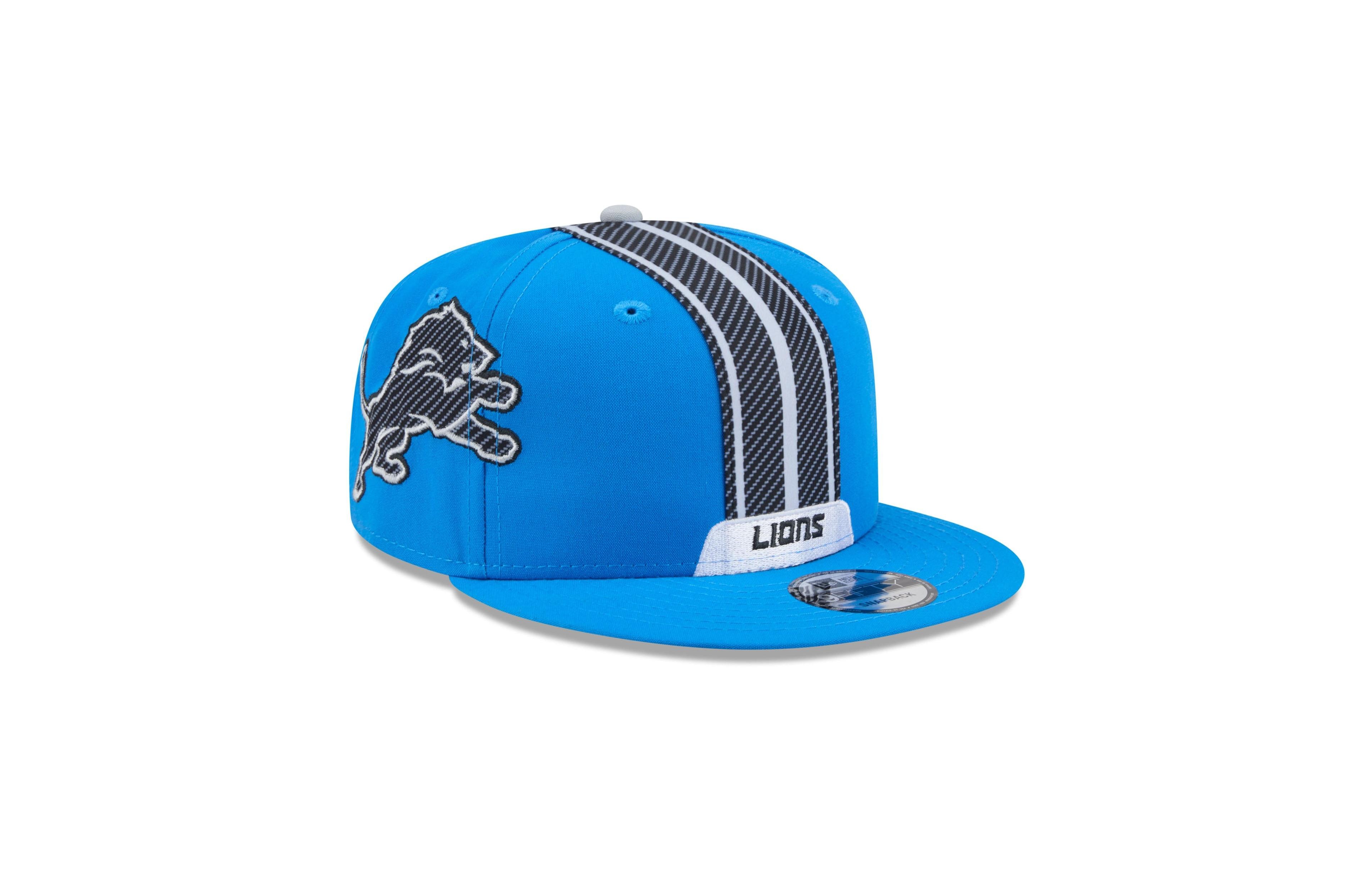 New Era Men's Blue Detroit Lions 2026 Rivalries Collection Fan Pack Helmet 9FIFTY Snapback Hat