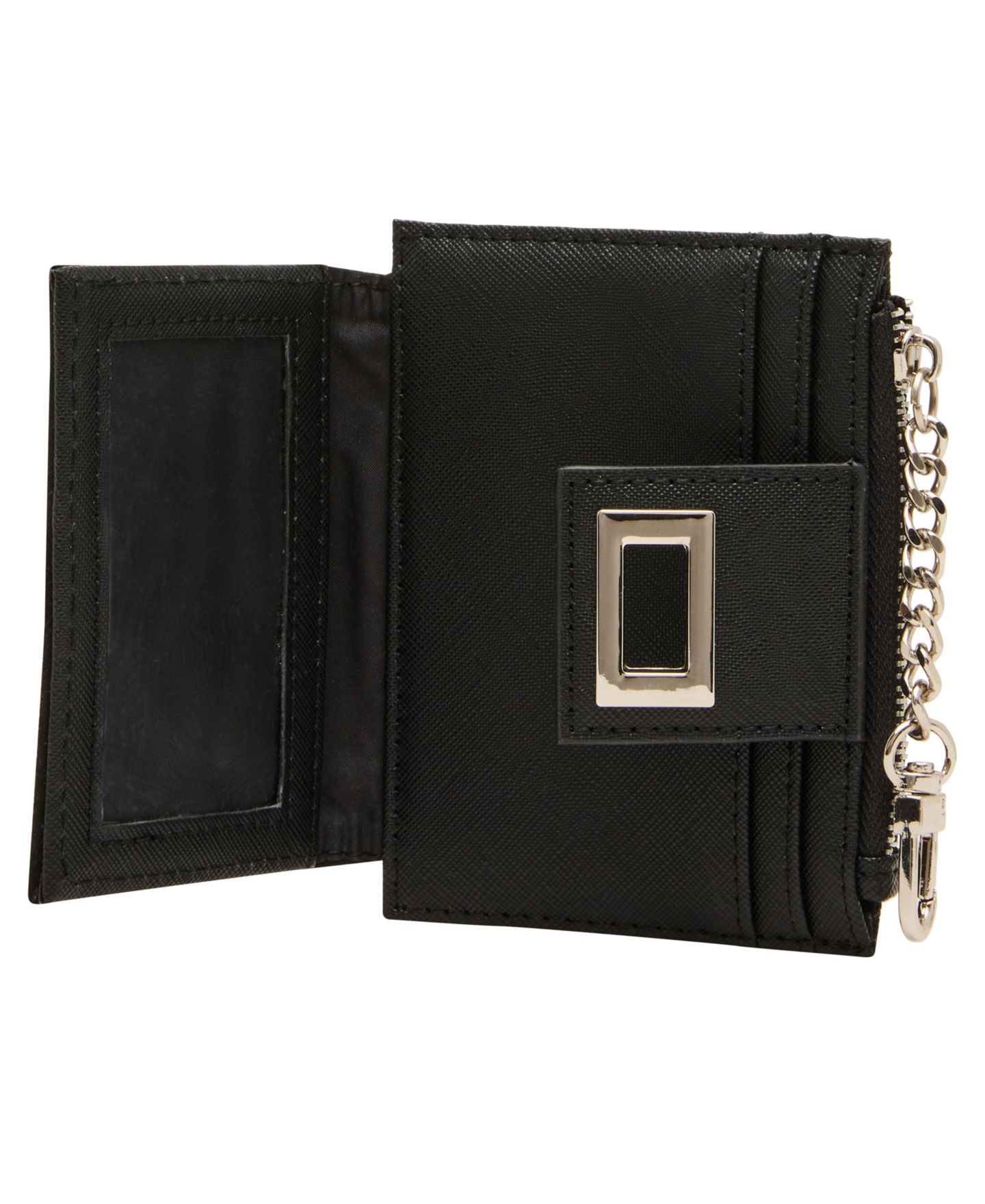 Женский кошелёк Steve Madden Blynda-G Mini Rhinestone Card Case, цвет: Чёрный — фото 4