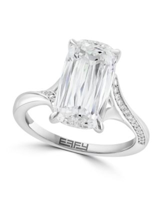 Certified Lab-Grown Diamond Solitaire Ring (5-1/10 ct. t.w.) in 14k White Gold