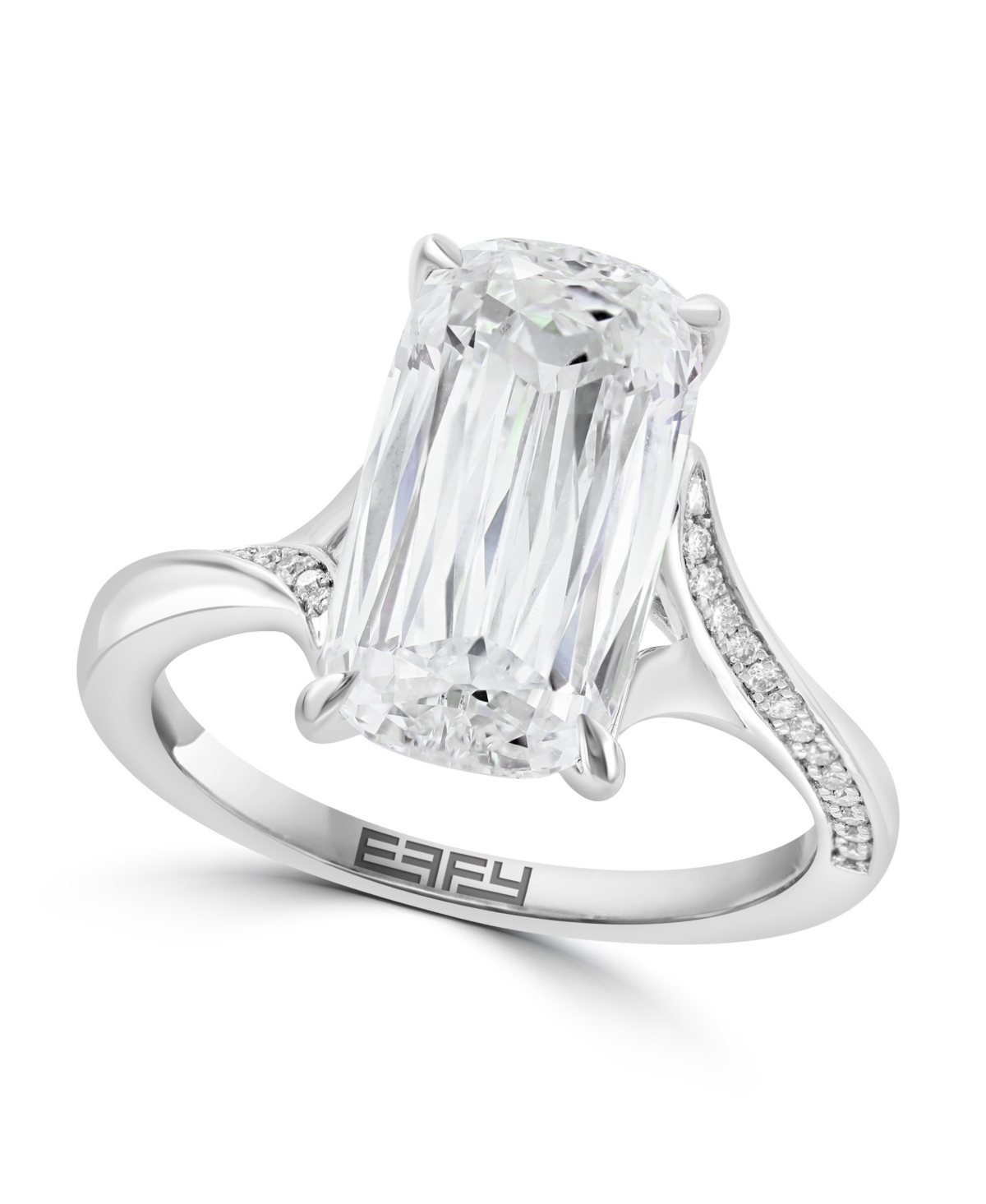 Effy Certified Lab Grown Diamond Solitaire Ring (5-1/10 ct. t.w.) in 14k Yellow Gold