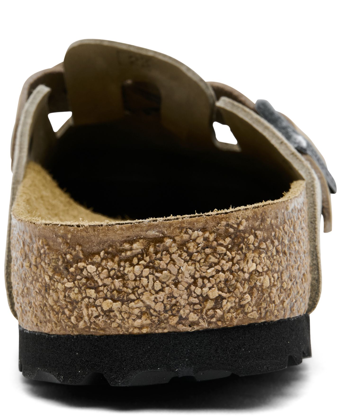 Женские сабо Birkenstock Boston Braid Suede Leather Soft-Footbed, цвет: Серо-коричневый — фото 4