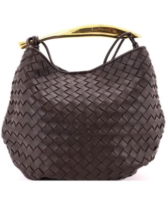 Large Sardine Top Handle Bag Intrecciato Nappa