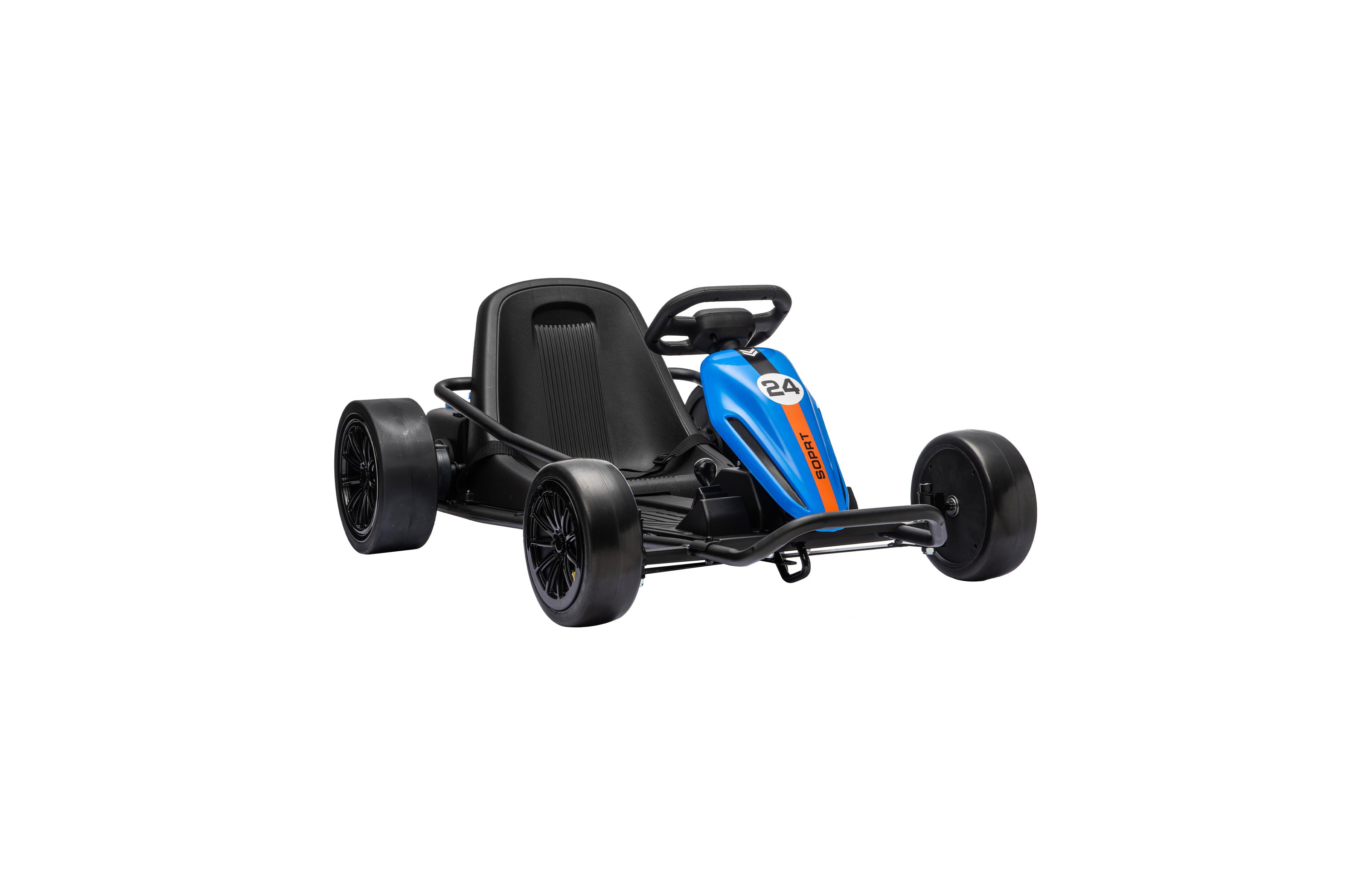 Qaba 24V Electric Drift Go Kart for Kids with Dual Motors 6 Plus