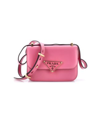 Small Embleme Triangle Logo Flap Bag Soft Calfskin