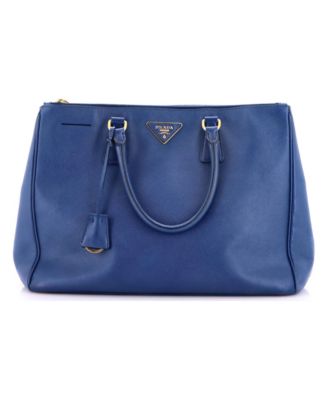 Large Double Zip Lux Tote Saffiano Leather