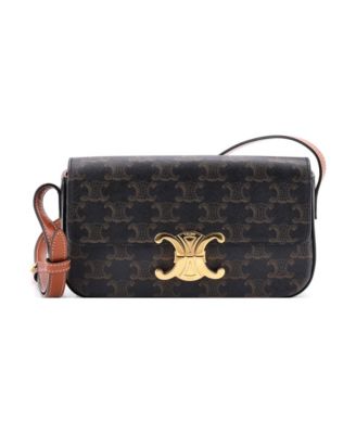 Triomphe East-West Shoulder Bag Triomphe Coated Canvas