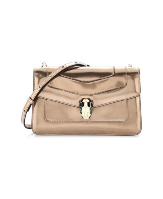 Small Serpenti Forever Shoulder Bag Metallic Leather