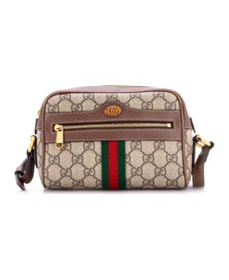 Mini Ophidia Shoulder Bag GG Coated Canvas