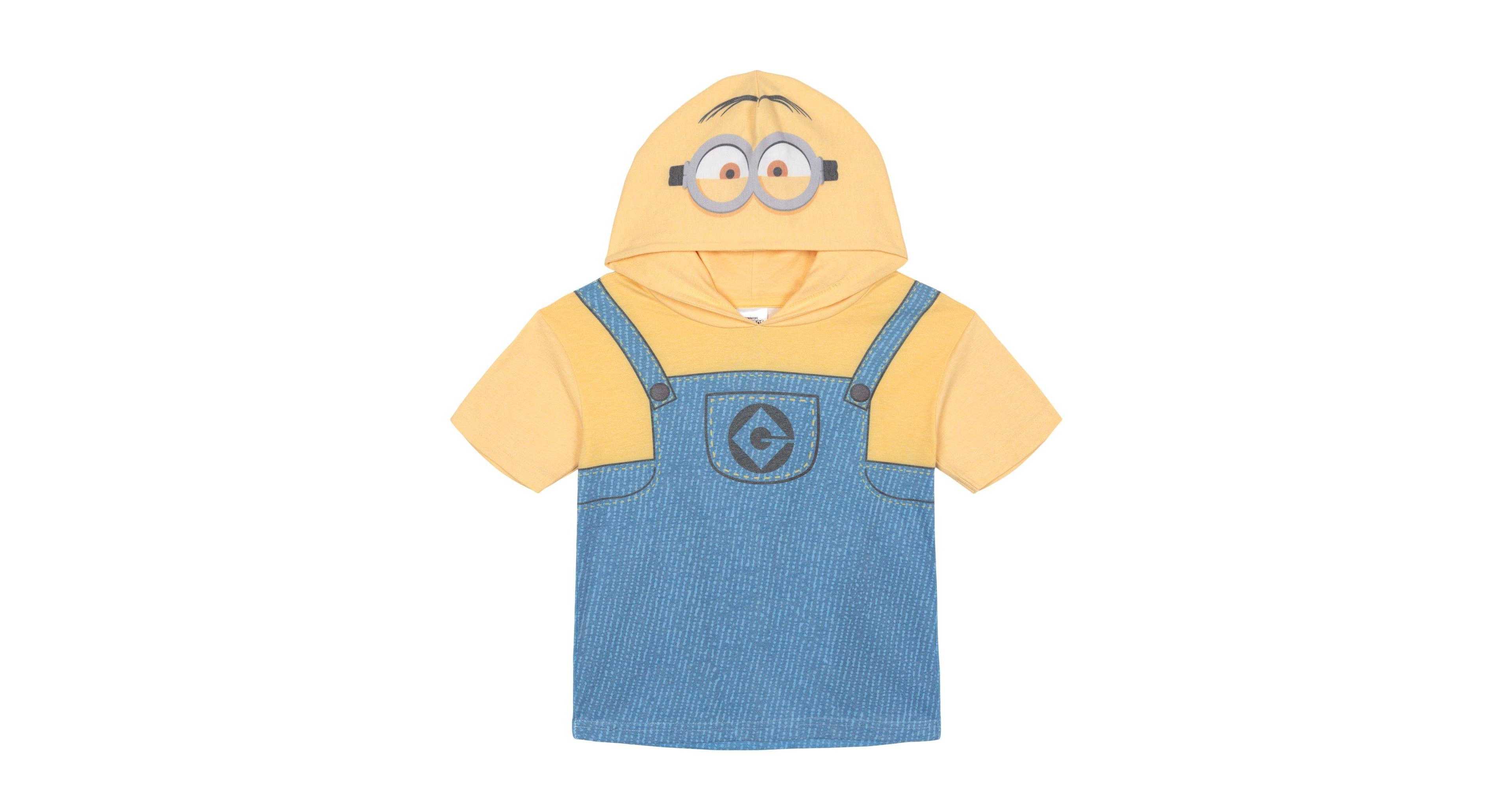 Minions Boys' and Girls' Minion Cosplay Hooded T-Shirt