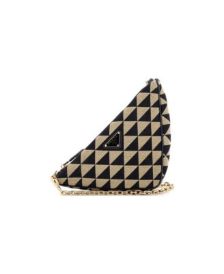 Mini Symbole Triangle Bag Jacquard