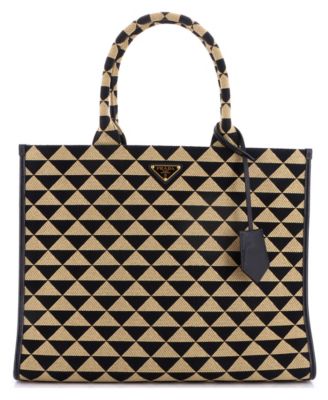 Large Symbole Shopper Tote Jacquard