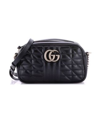 Small GG Marmont Shoulder Bag Mixed Matelasse Leather