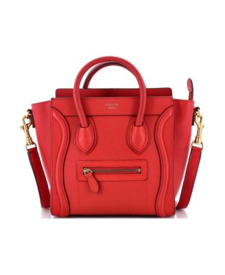 Nano Luggage Bag Grainy Leather