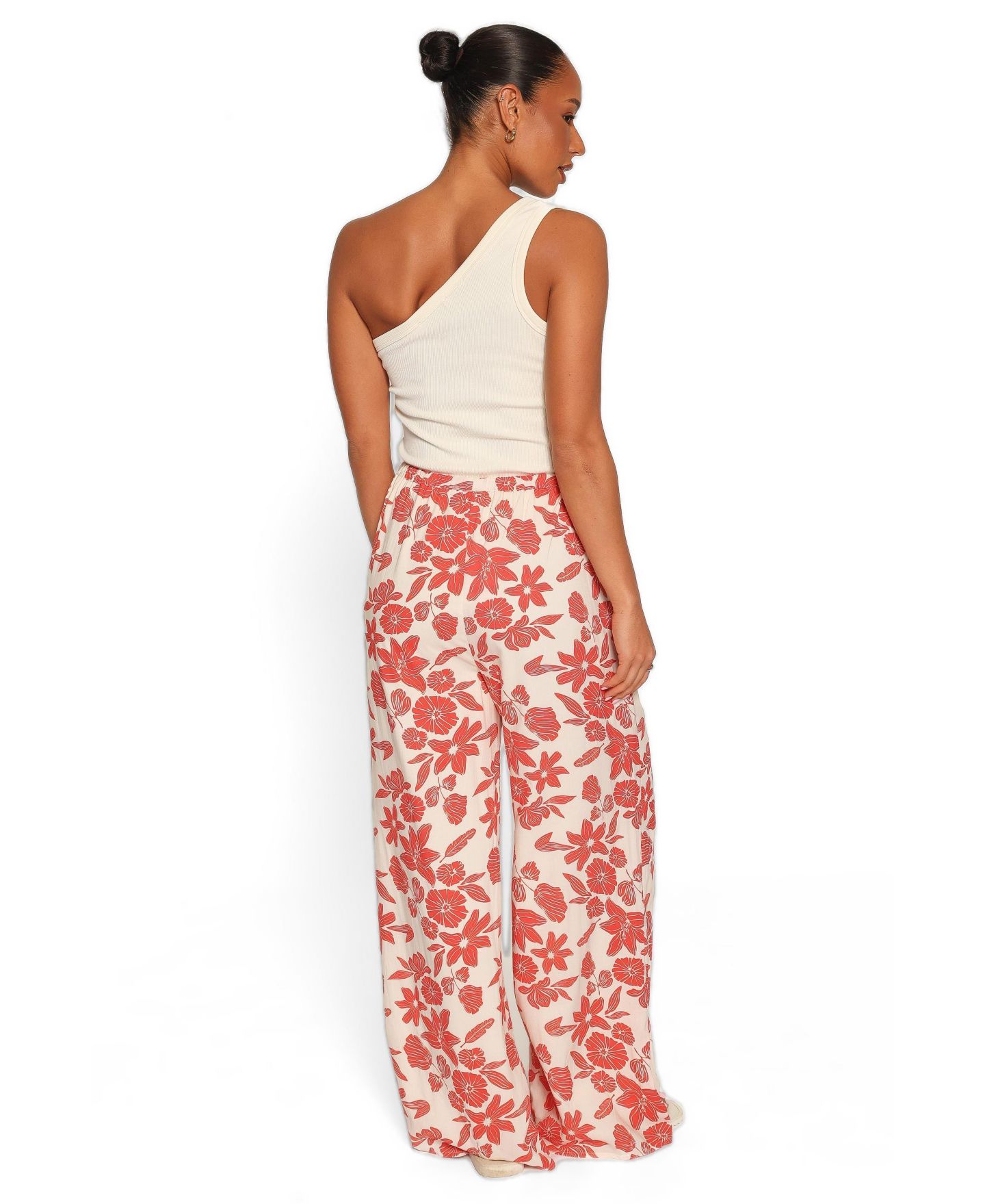 Женские брюки Petal and Pup Lira High-Waisted Wide-Leg Floral-Print — фото 3