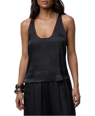 Women's Open Coast Scoop Neck Satin Tank