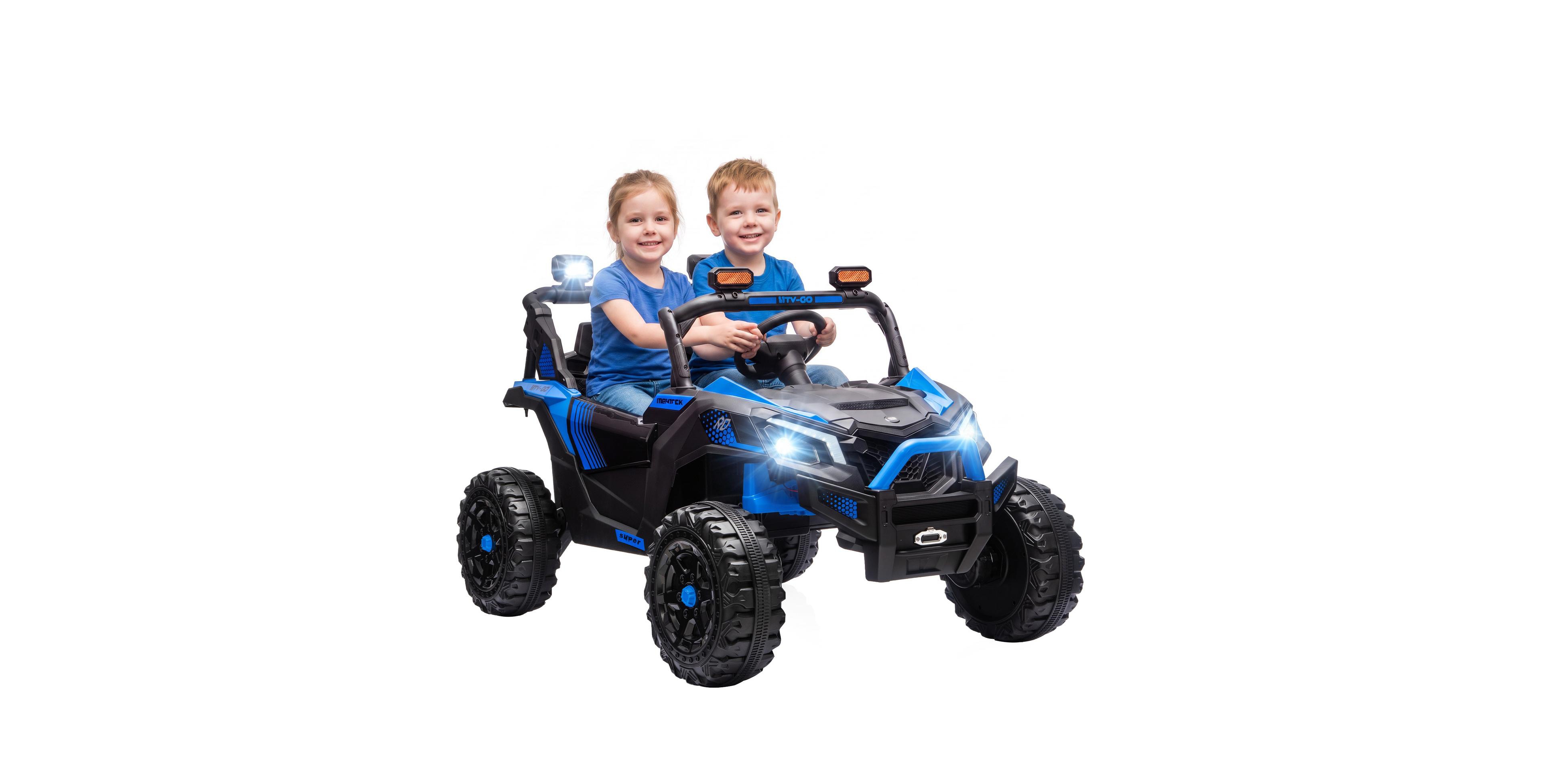 Glintex 24V 2-Seater Ride-On Utv Truck with Remote Control, Ages 3-8