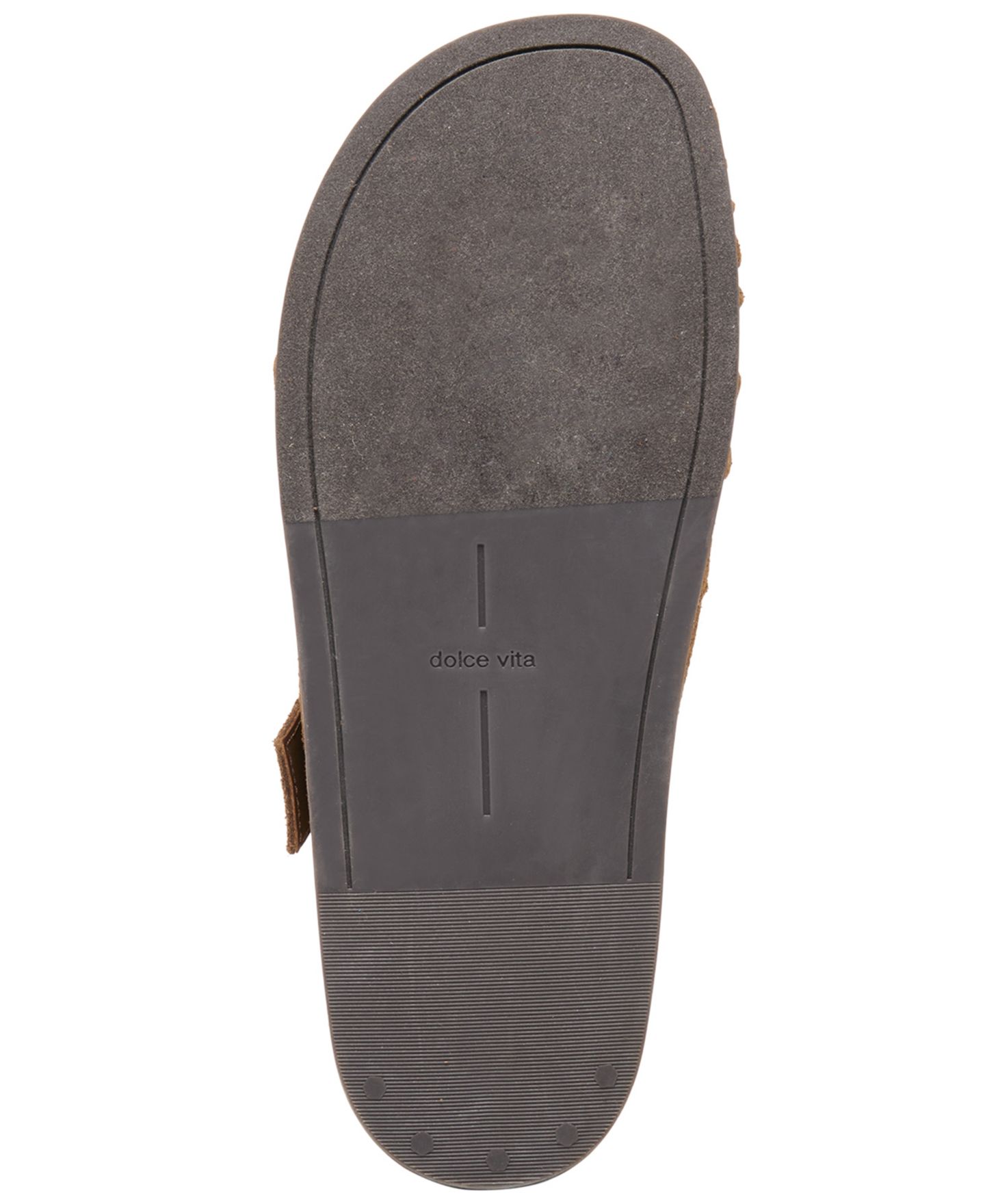 Женские сабо Dolce Vita Jeanne Ruched Buckled Mule, цвет: Каштановый замшевый — фото 5