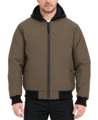Men's Stanton Hooded Regular-Fit Bomber Jacket