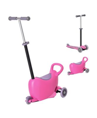 3-in-1 Toddler Scooter with Storage Seat, 44-lb Capacity, Ages 2-6