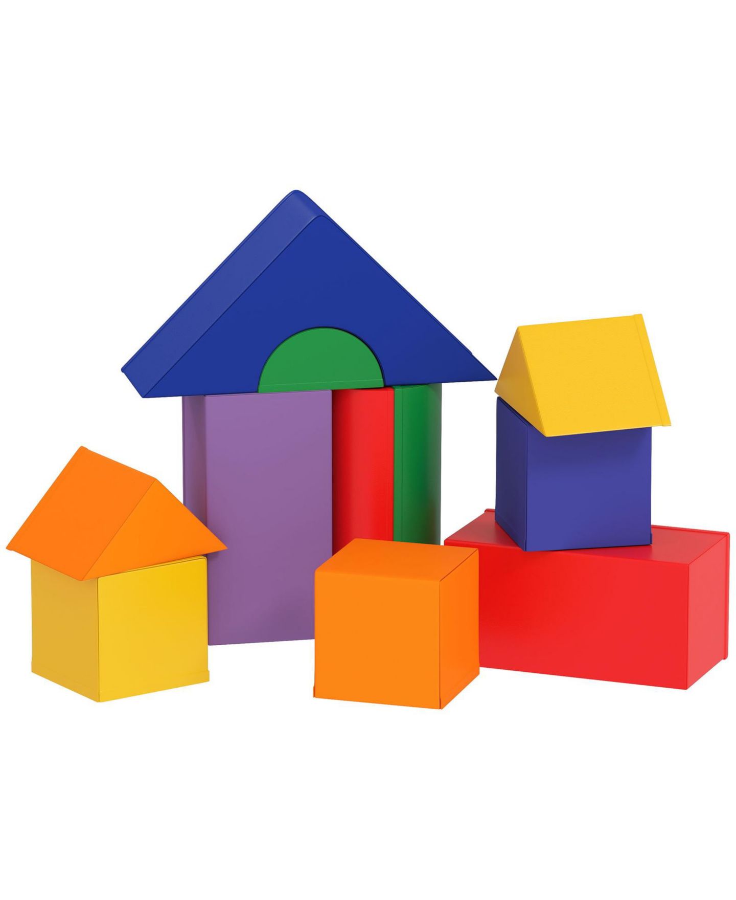 Детские конструкторы Glintex High-Density Foam 11-Piece Climb and Crawl Play Set, Ages 1-3, цвет: Разноцветный — фото 11