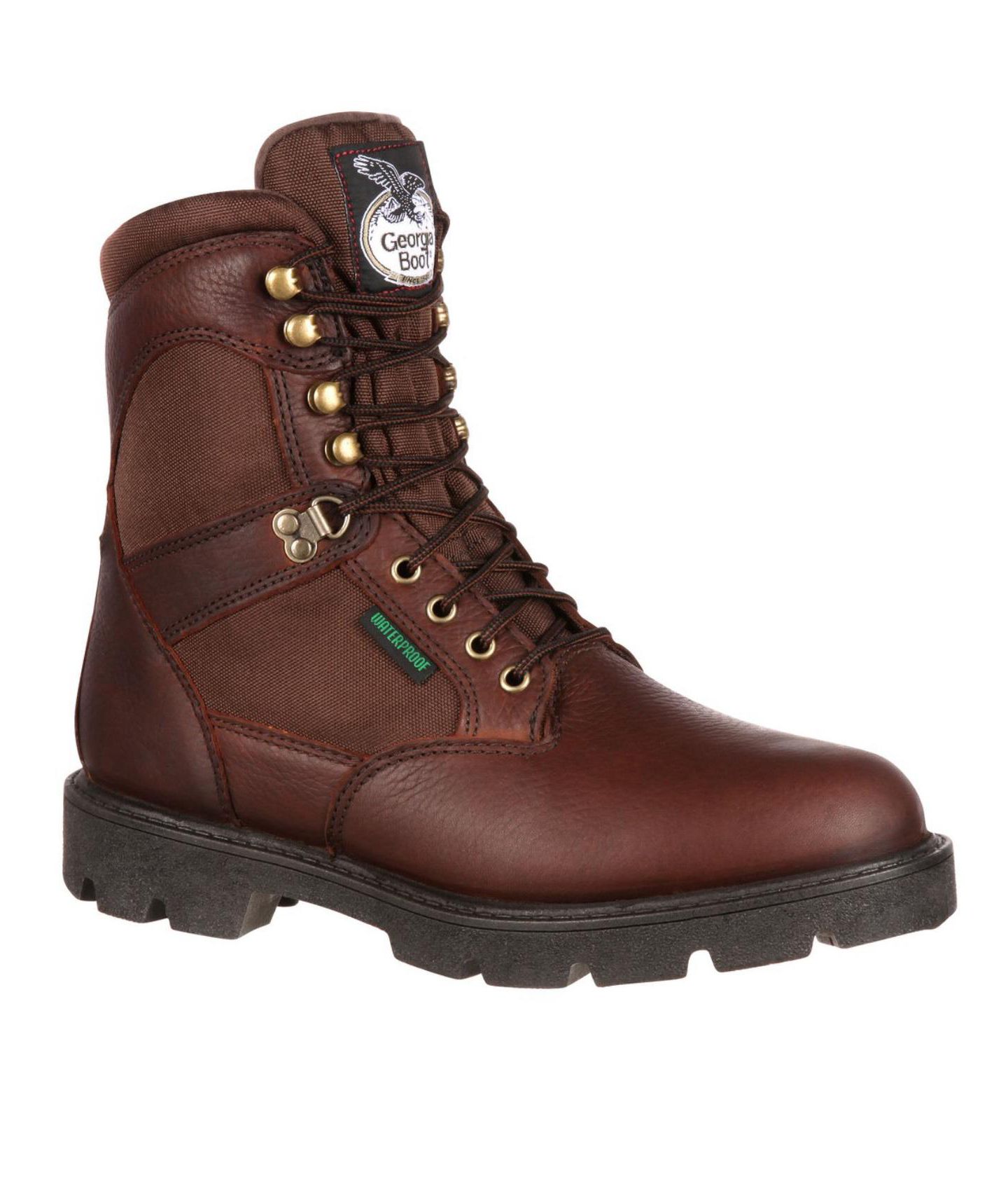 Мужские ботинки GEORGIA BOOT Homeland Waterproof Work Boot, цвет: Коричневый — фото 8