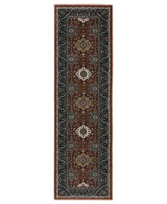 Vivian VI04B 2'3x7'6 Runner Area Rug