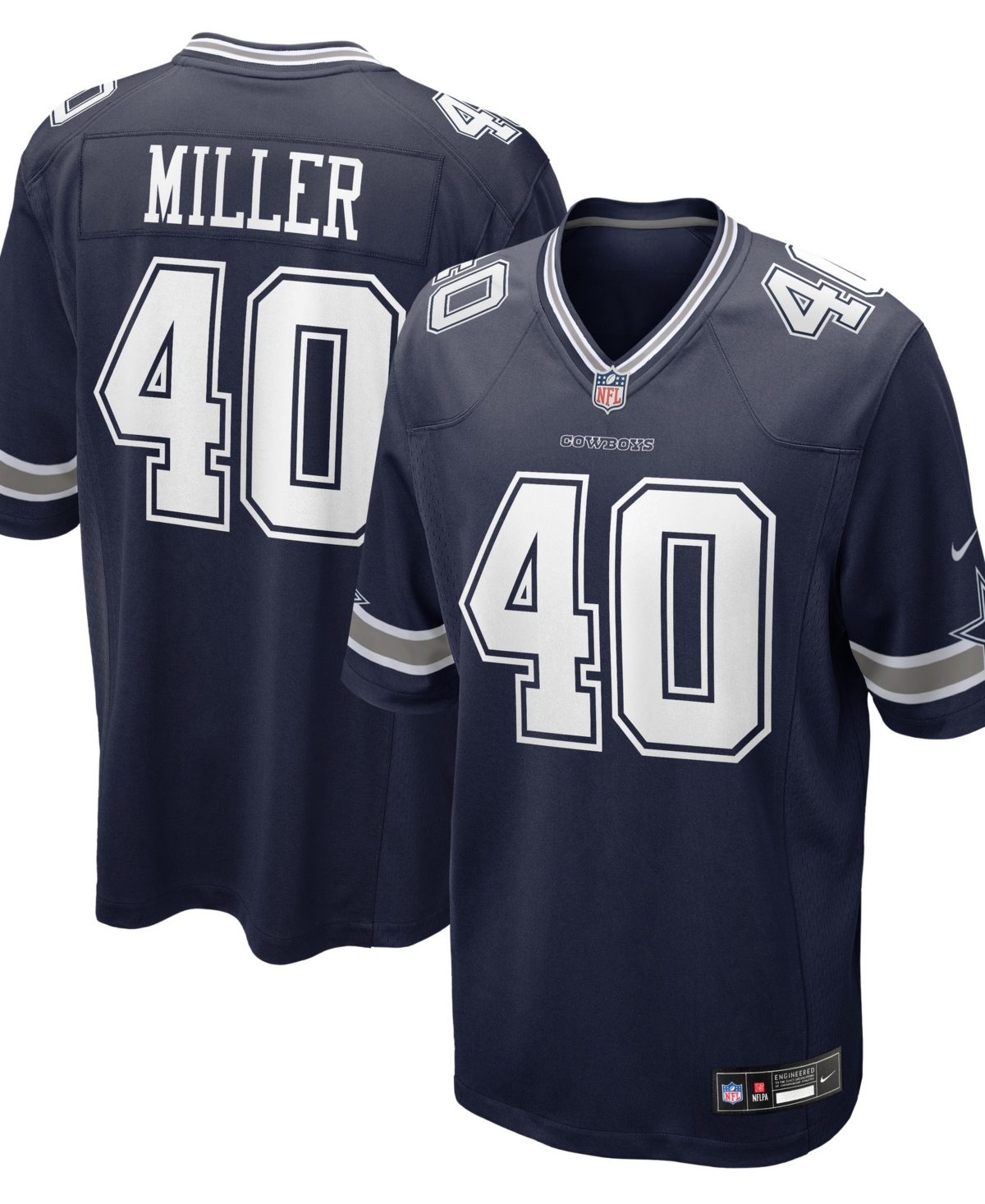 Nike Men's Von Miller Navy Dallas Cowboys Game Jersey - Navy