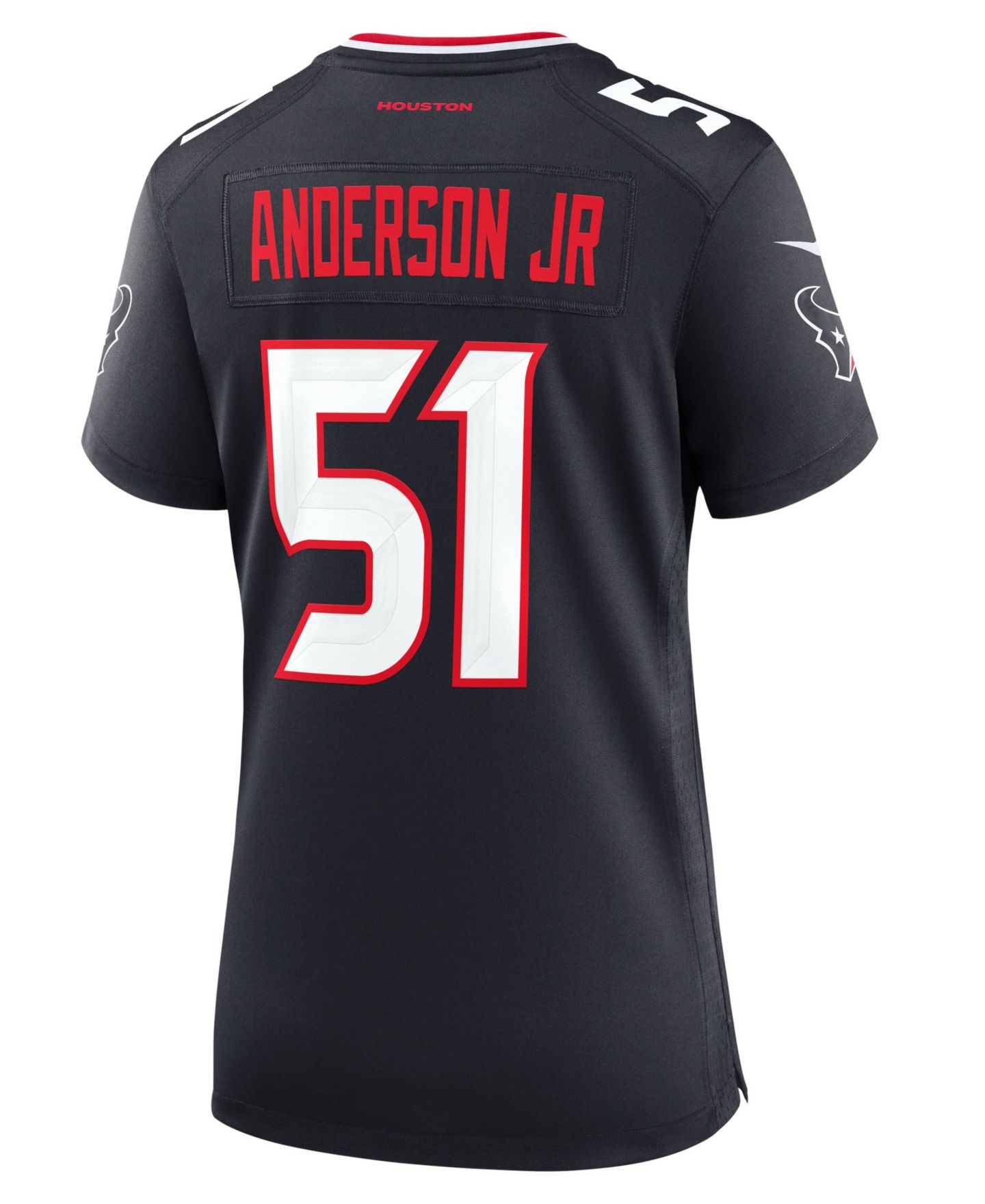 Женский топ Nike Will Anderson Jr. Navy Houston Texans Team 25th Season Game Jersey — фото 2