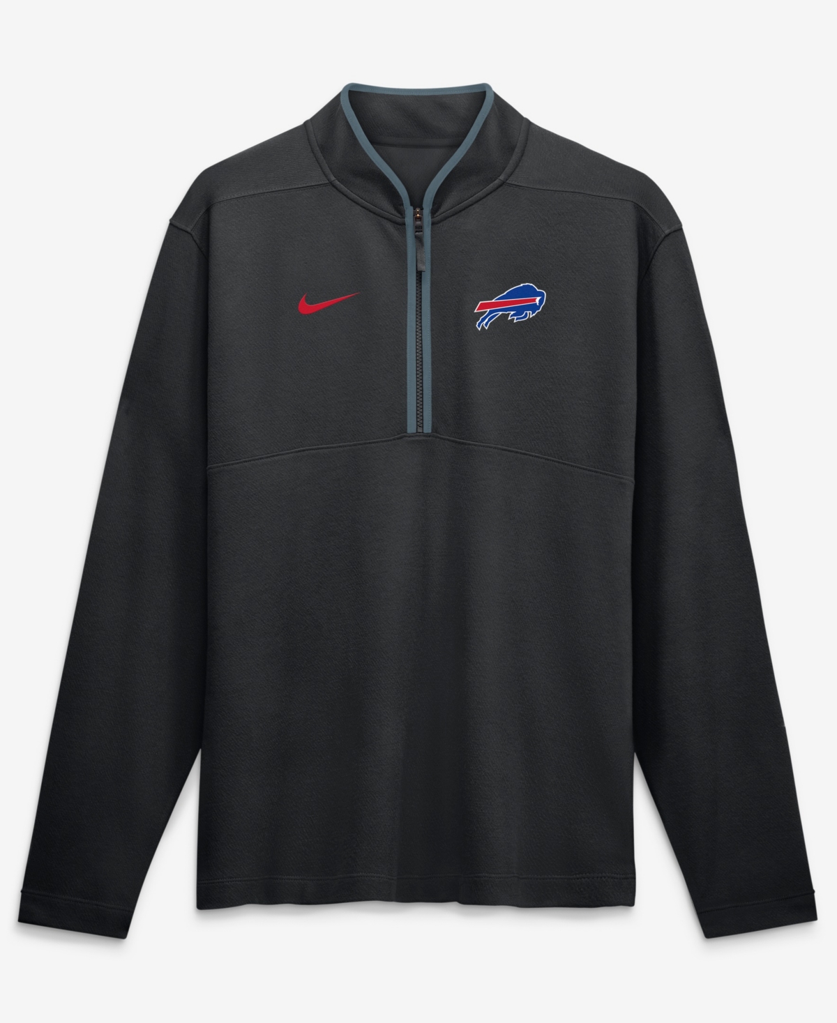 Nike Men's Black Buffalo Bills Dri-fit Victory Half-Zip Pullover - Black