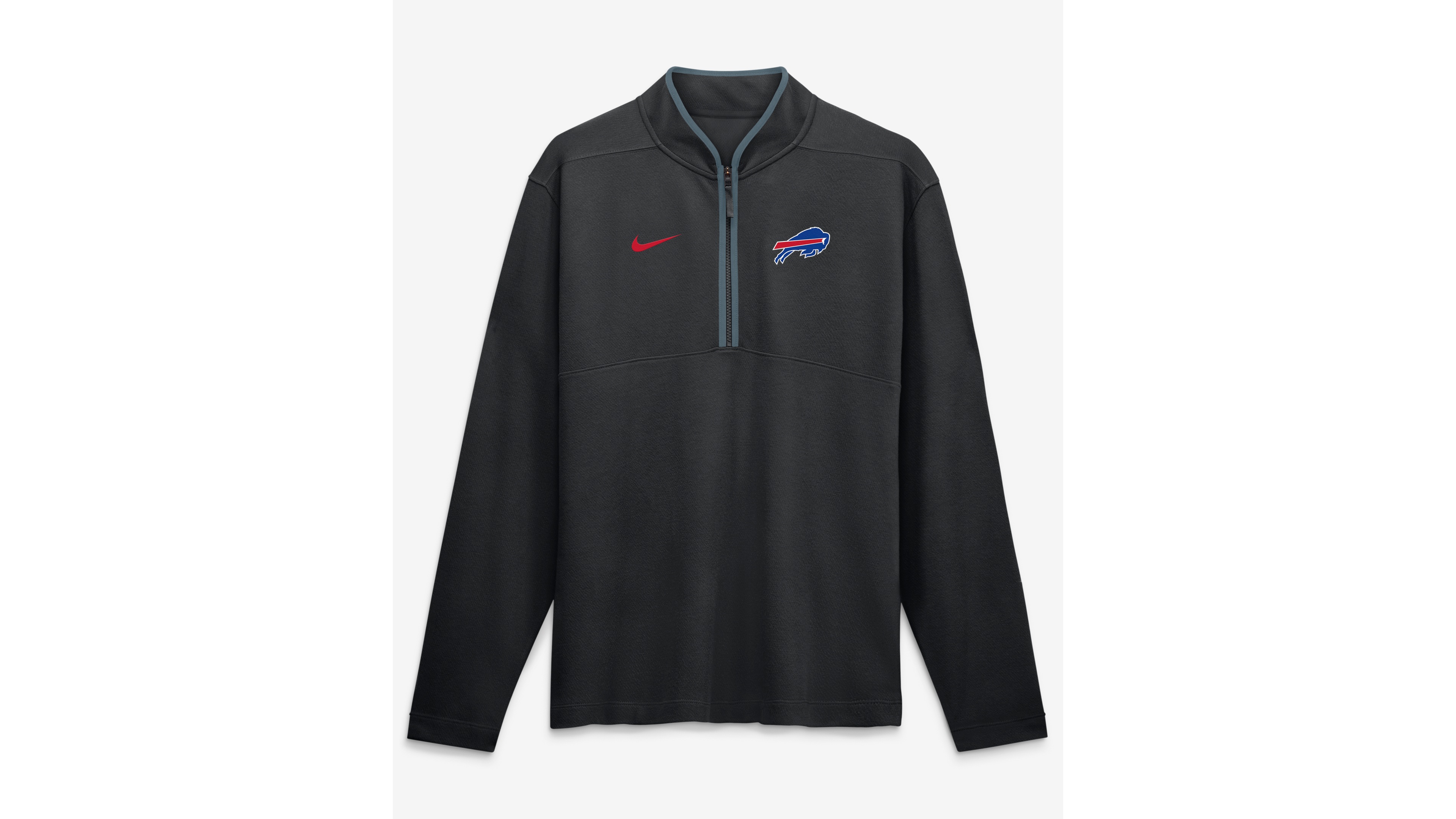 Nike Men's Black Buffalo Bills Dri-fit Victory Half-Zip Pullover