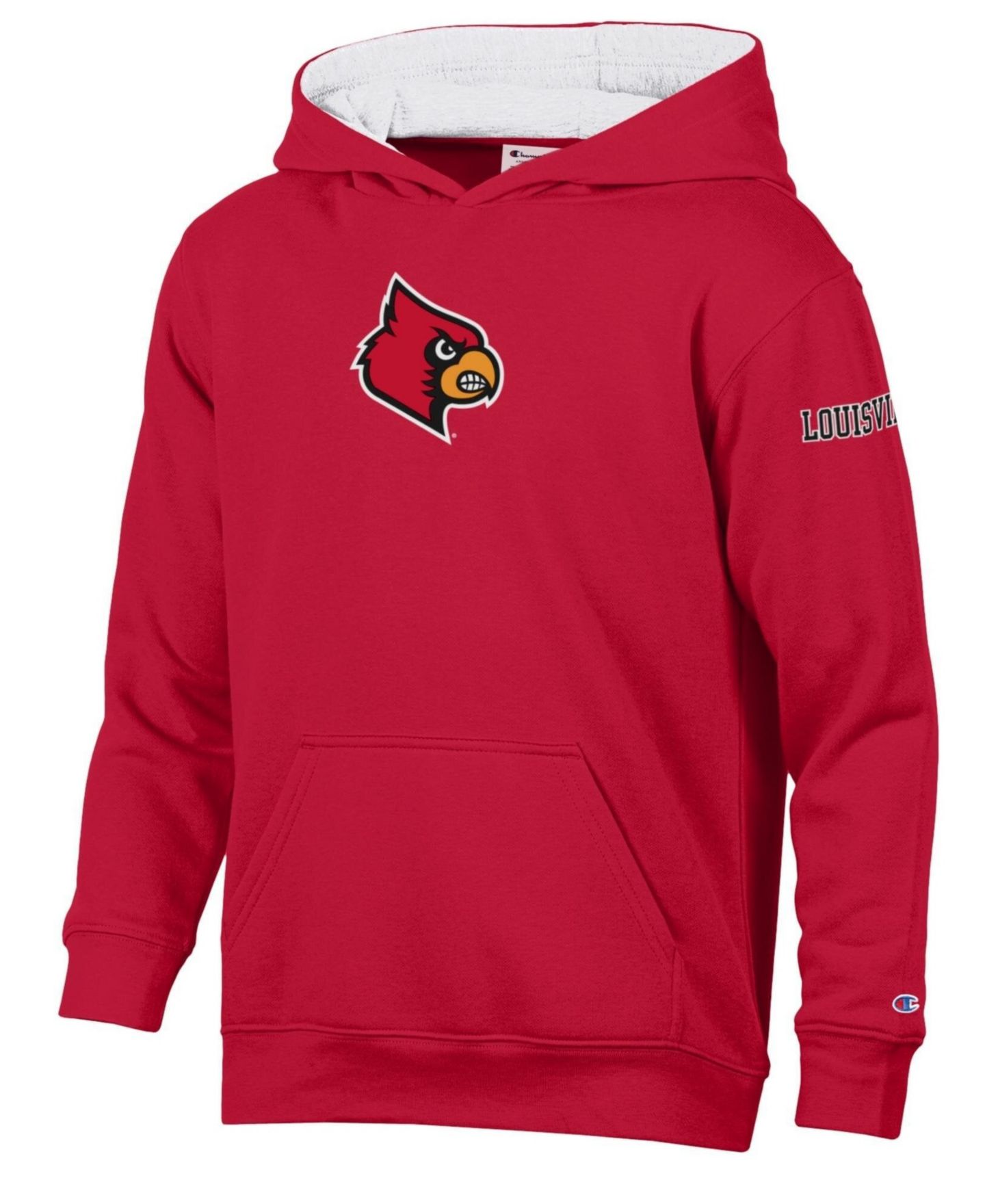 Детское худи Champion Red Louisville Cardinals Fleece — фото 2