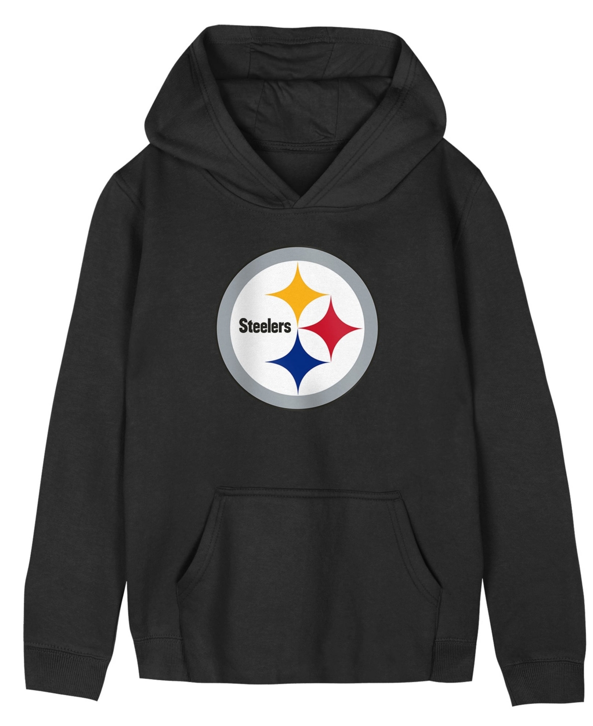 Outerstuff Preschool Black Pittsburgh Steelers Primary Logo Fleece Hoodie